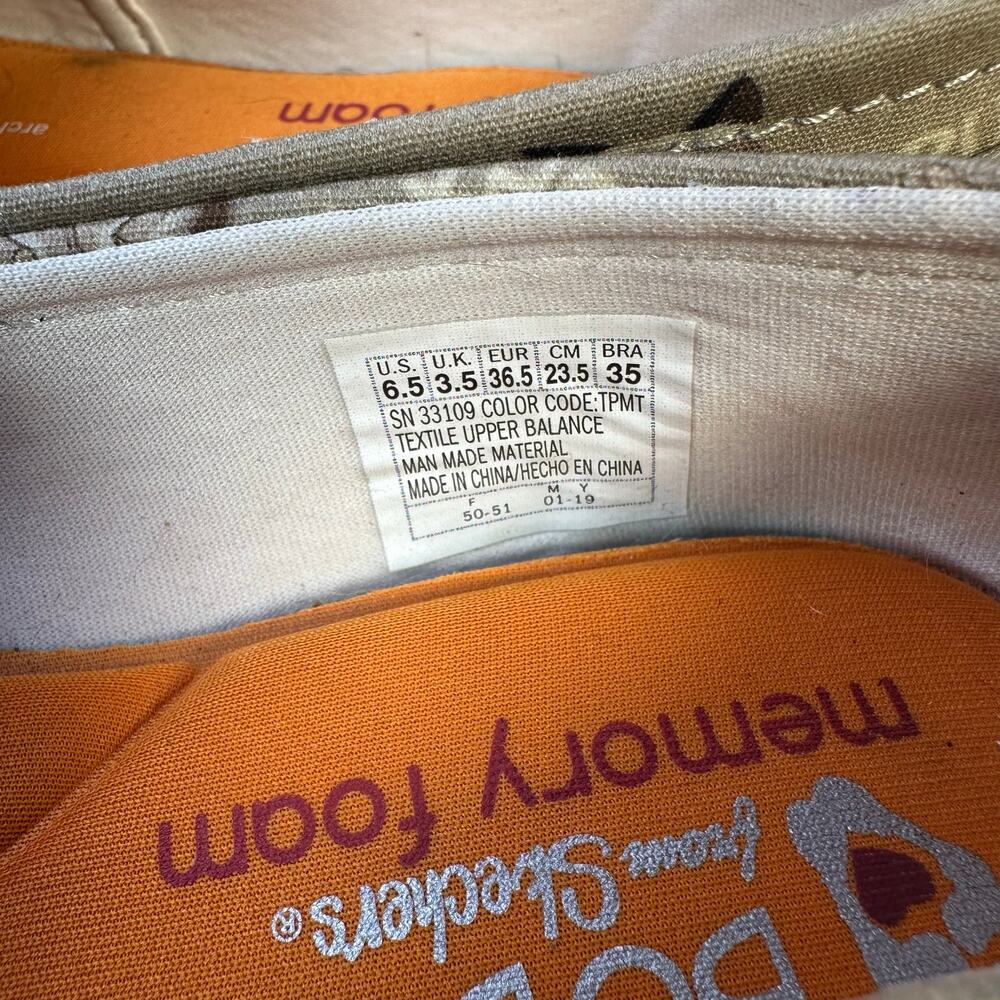 Bobs Skechers Women 6.5 Shoes Grumpy Cat Collab Canvas Cute! Excellent - Picture 10 of 16